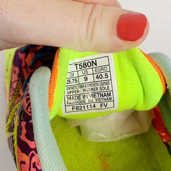 Asics Neon Gel Noosa Running Shoes Size 9 - Picture 6 of 11